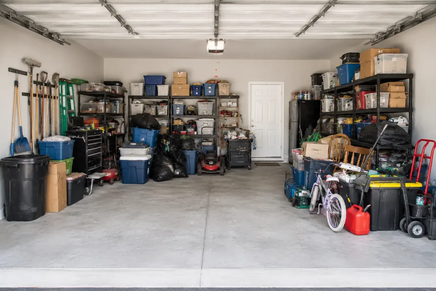 Before junk removal cleanout