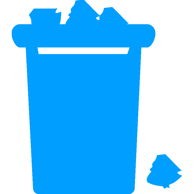 A Trash Can Icon Representing Hoarder House Junk Removal Services in Erie.